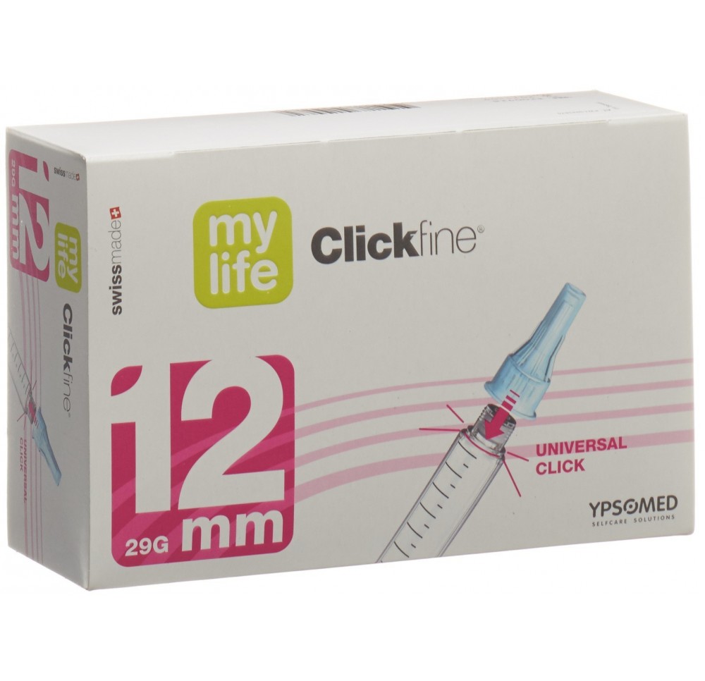 MYLIFE CLICKFINE aiguilles 12mm 29G 100 pce