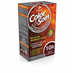 COLOR & SOIN coloration 10R rouge flamboyan 135 ml