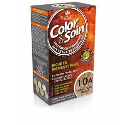 COLOR & SOIN coloration 10A blond cla cendr 135 ml