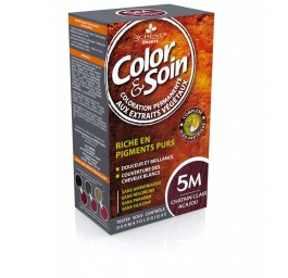 COLOR & SOIN coloration 5M châtain cla acaj 135 ml