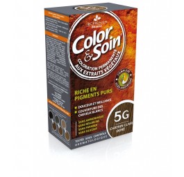 COLOR & SOIN coloration 5G châtain cla doré 135 ml