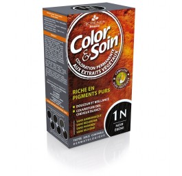 COLOR & SOIN coloration 1N noir ébène 135 ml