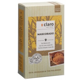 CLARO mascobado sucre canne complet bio 1 kg