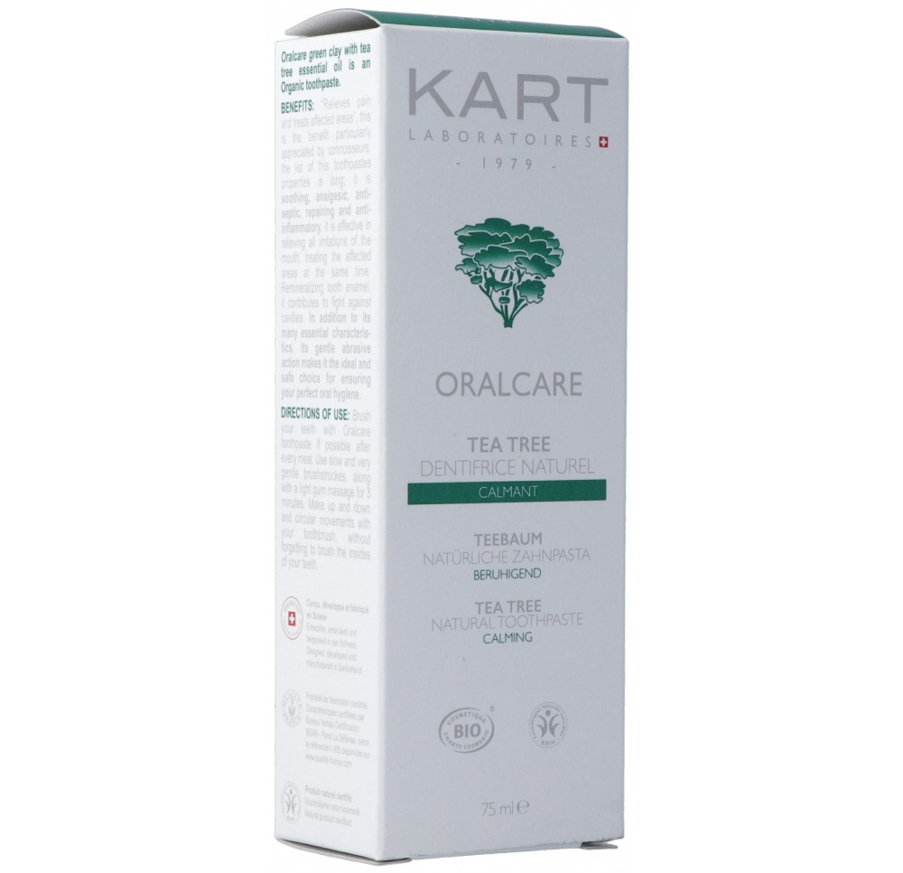 KART dentifrice argile oralcare tea tree 75 ml