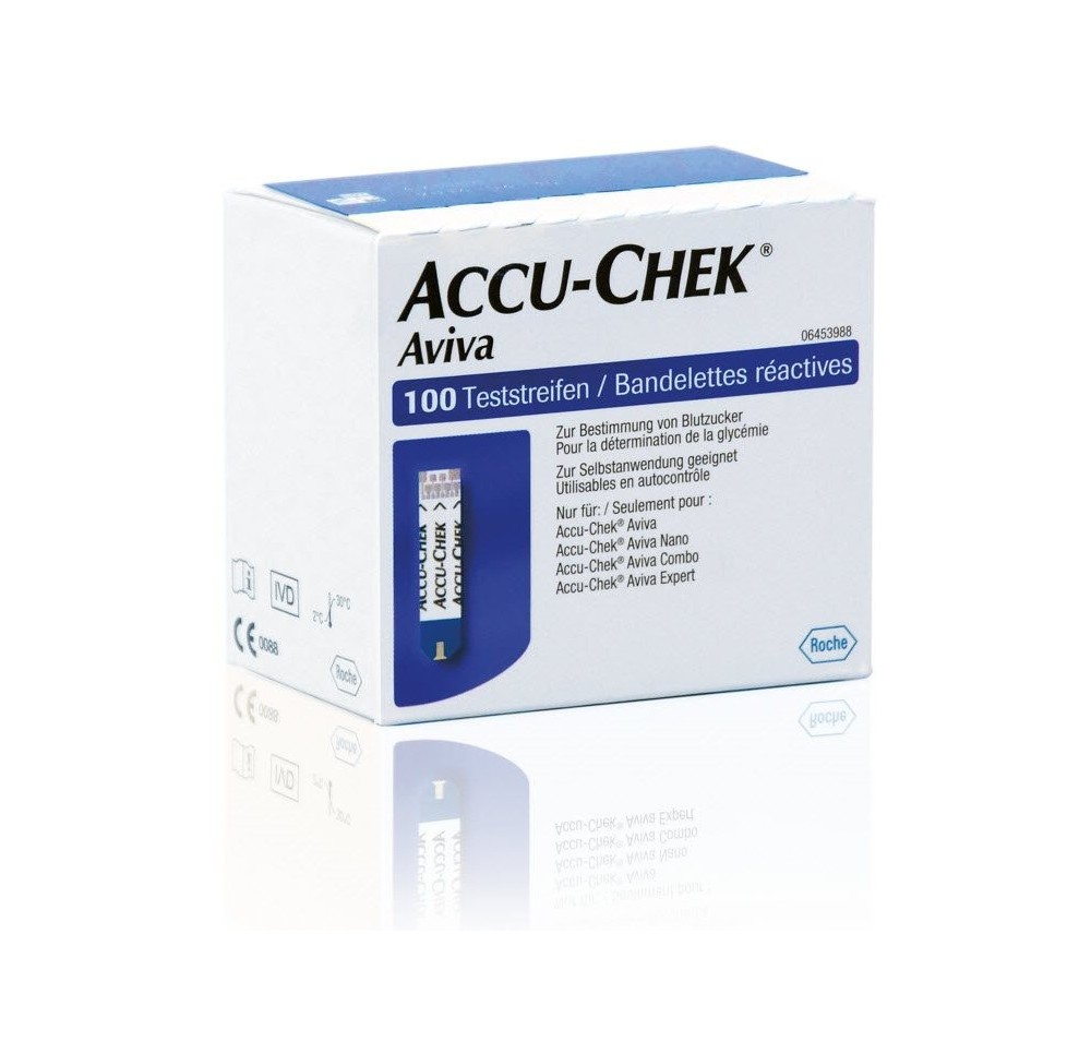 ACCU-CHEK AVIVA bandelettes 2 x 50 pce