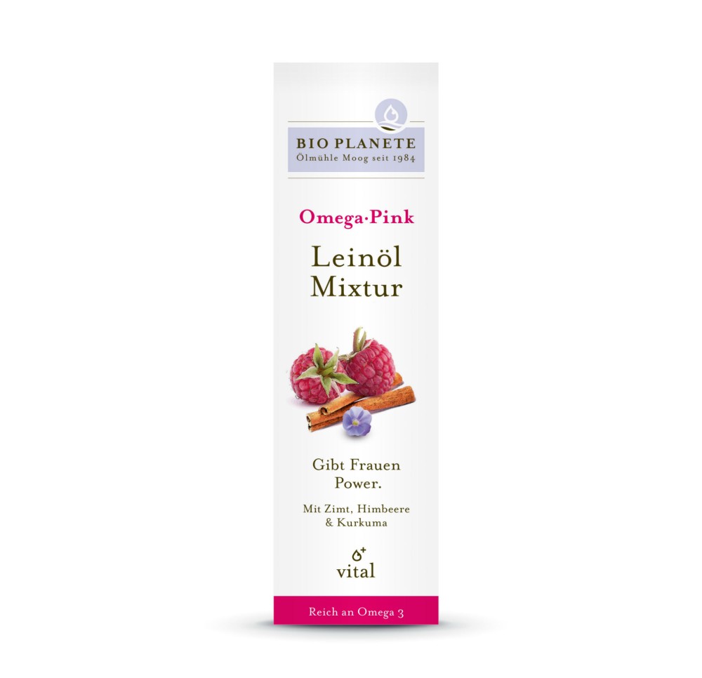 BIO PLANETE Omega Pink mélange huile lin 100 ml BIO PLANETE Omega Pink mélange huile lin 100 ml