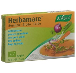 VOGEL Herbamare bouillon cub pau sel bio 8 x 9.5 g