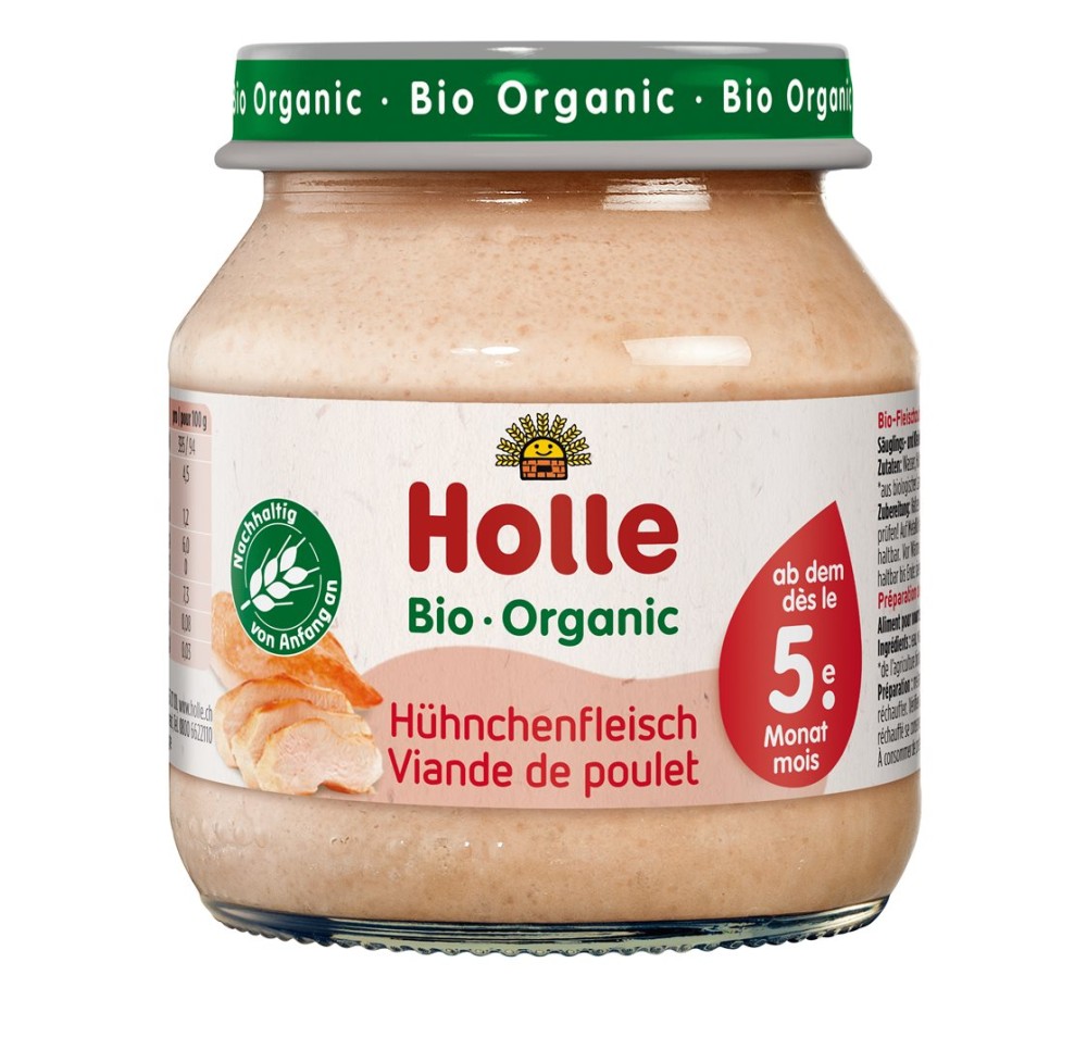 HOLLE viande de poulet bio 125 g