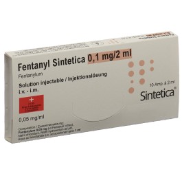 FENTANYL Sintetica sol inj 0.1 mg/2ml 10 amp 2 ml
