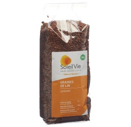 SOLEIL VIE graines de lin complet bio 500 g