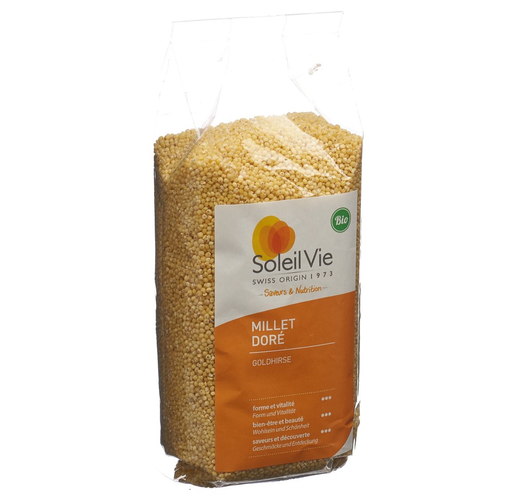 SOLEIL VIE millet doré bio 500 g SOLEIL VIE millet doré bio 500 g