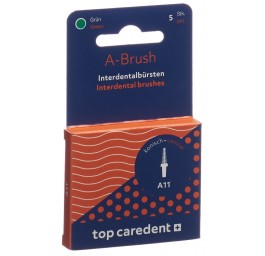 TOP CAREDENT A11 IDBH-GK brosse int vert co 5 pce