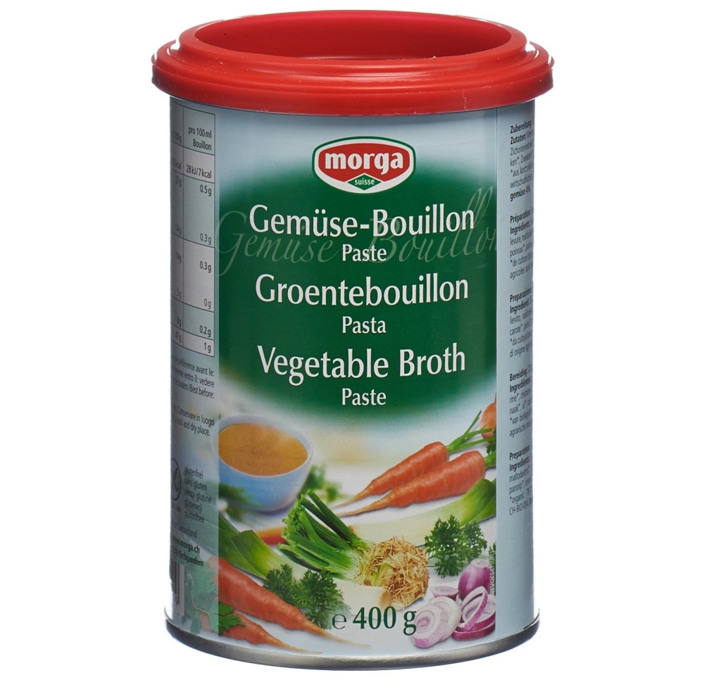 MORGA bouillon de légumes pâte bte 400 g