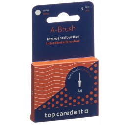 TOP CAREDENT A4 IDBH-W brosse interd blanc 5 pce