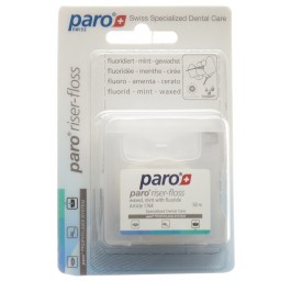 PARO riser floss 50m ciré menthe avec fluor