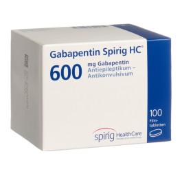 GABAPENTINE Spirig HC cpr pell 600 mg 100 pce