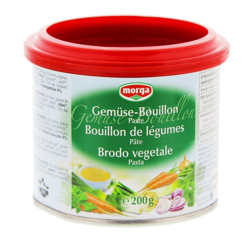 MORGA bouillon de légumes pâte bte 200 g