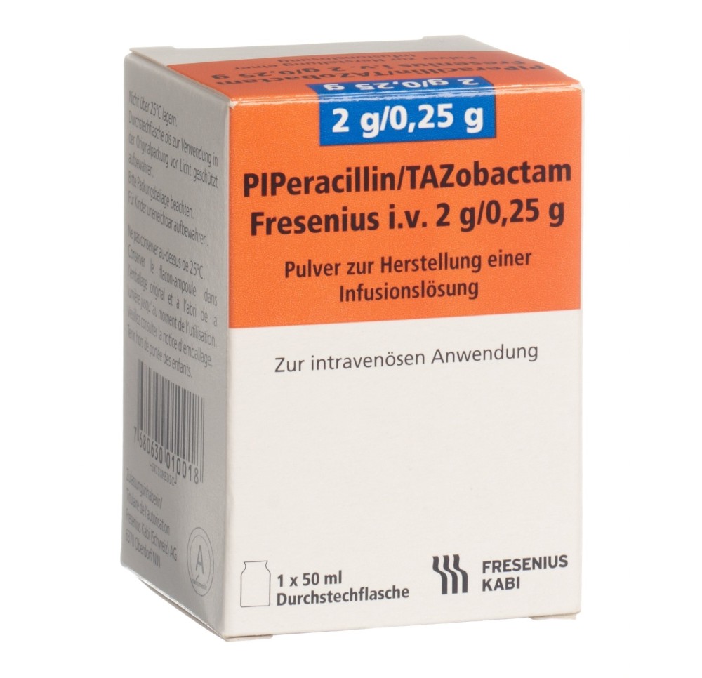 PIPERACILLIN/TAZOB. Fresenius i.v. 2.25 g flac PIPERACILLIN/TAZOB. Fresenius i.v. 2.25 g flac