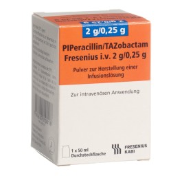 PIPERACILLIN/TAZOB. Fresenius i.v. 2.25 g flac