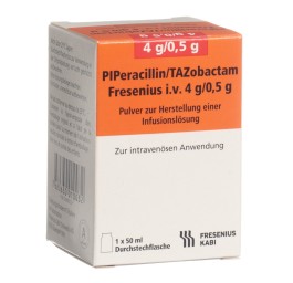 PIPERACILLIN/TAZOB. Fresenius i.v. 4.5 g flac