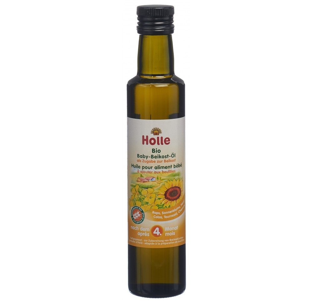 HOLLE huile aliment bébé bio 250 ml