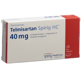 TELMISARTAN Spirig HC cpr pell 40 mg 28 pce