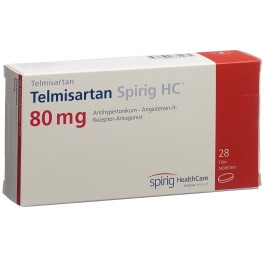 TELMISARTAN Spirig HC cpr pell 80 mg 28 pce