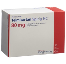 TELMISARTAN Spirig HC cpr pell 80 mg 98 pce