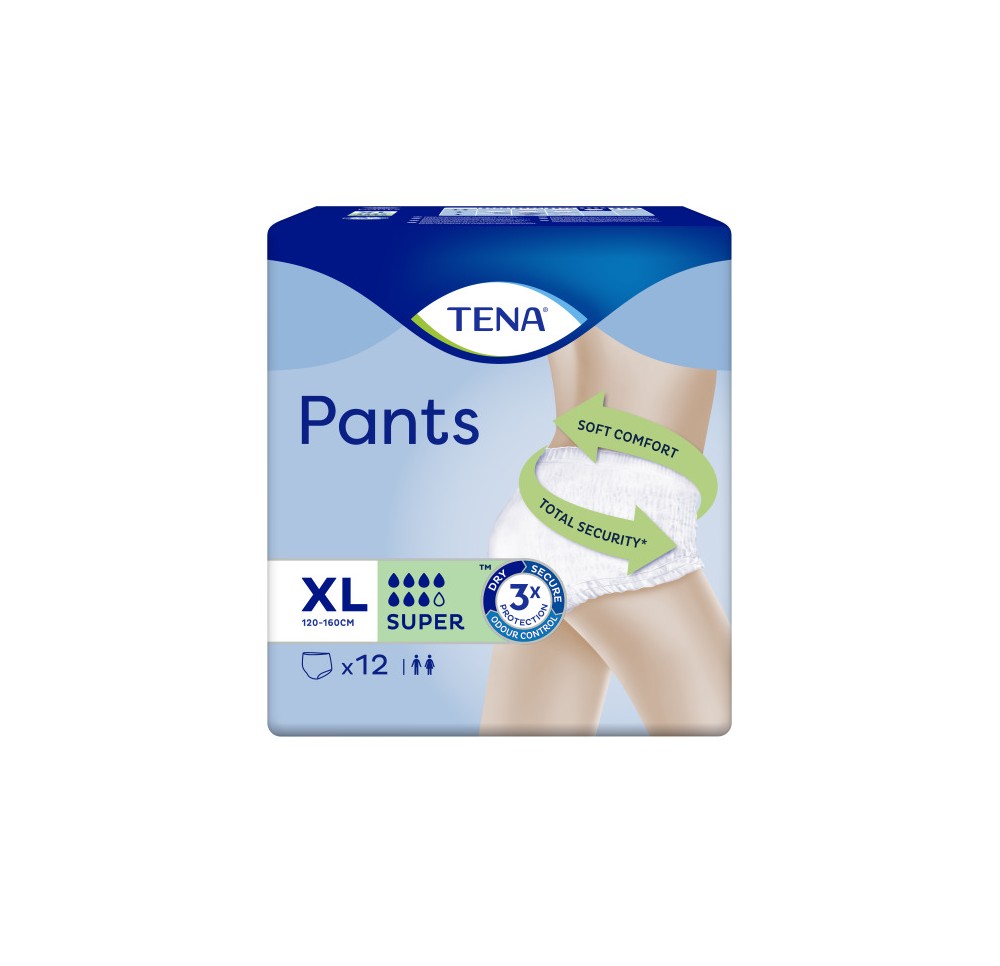 TENA Pants Super XL ConfioFit 12 pce