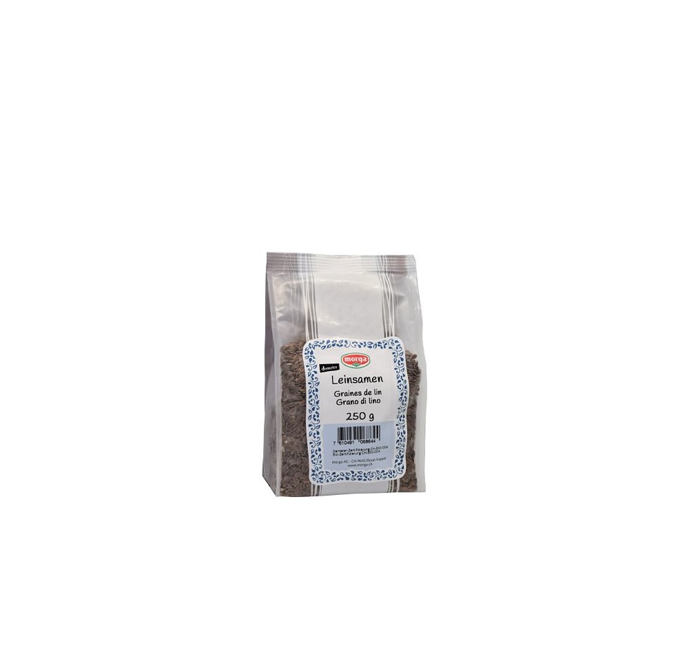 MORGA graines de lin bio demeter sach 250 g MORGA graines de lin bio demeter sach 250 g