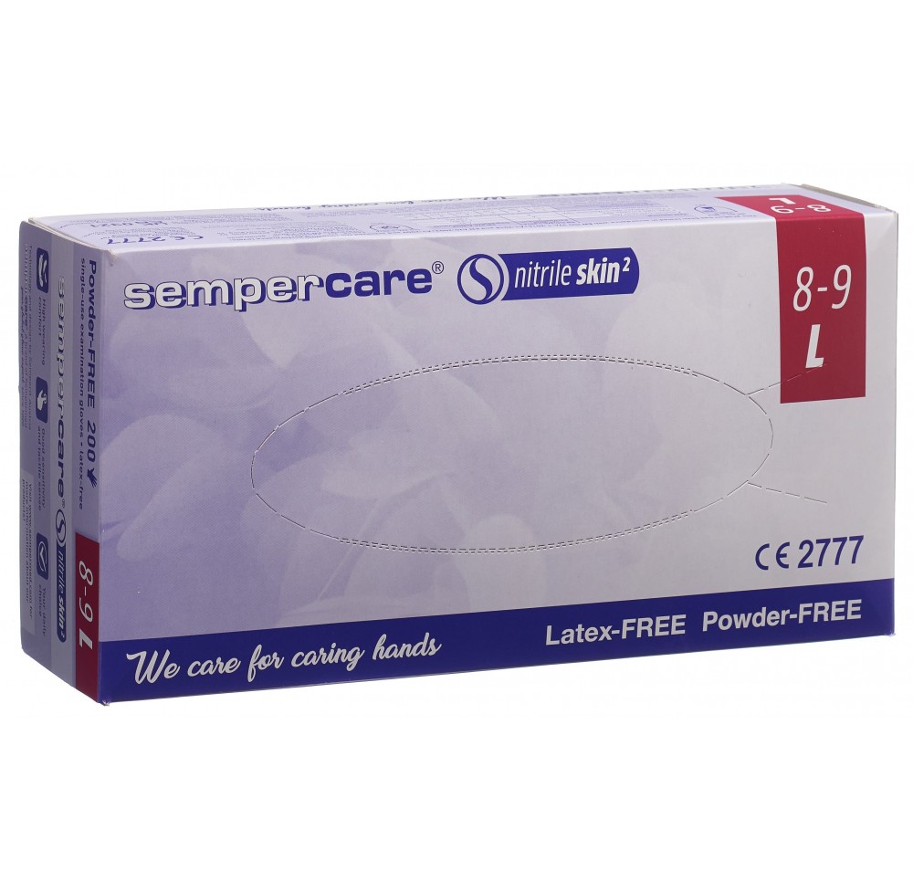 SEMPERCARE Nitrile Skin gants L npo nst 200 pce