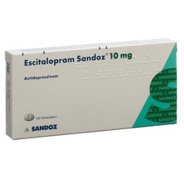 ESCITALOPRAM Sandoz cpr pell 10 mg 28 pce