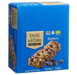 TASTE OF NATURE barre Blueberry 16 x 40 g