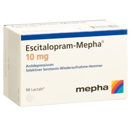 ESCITALOPRAM Mepha Lactab 10 mg 98 pce