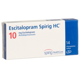 ESCITALOPRAM Spirig HC cpr pell 10 mg 14 pce