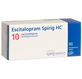 ESCITALOPRAM Spirig HC cpr pell 10 mg 98 pce