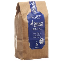 KART henné pdr neutre bdih sachet 200 g