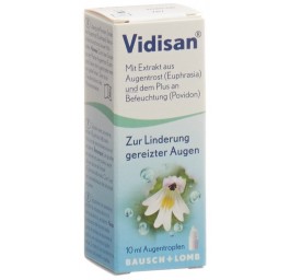 VIDISAN gtt opht fl 10 ml