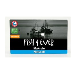 FISH4EVER maquereau au naturel bte 125 g