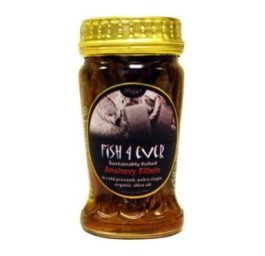 FISH4EVER filets d'anchois huile d'olive bio 95 g