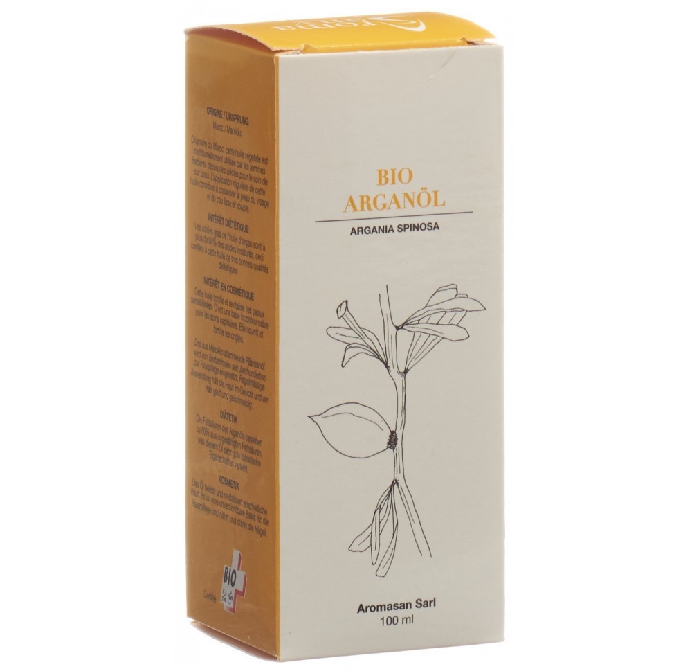 AROMASAN huile végétale d'argan bio 100 ml