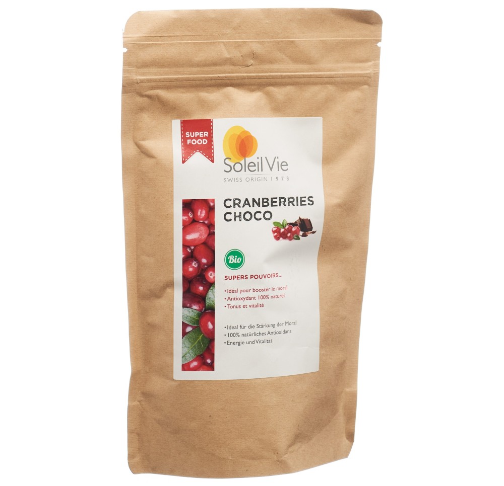 SOLEIL VIE baies cranberries choco bio 110 g SOLEIL VIE baies cranberries choco bio 110 g