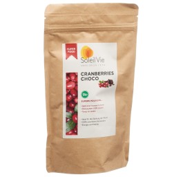 SOLEIL VIE baies cranberries choco bio 110 g