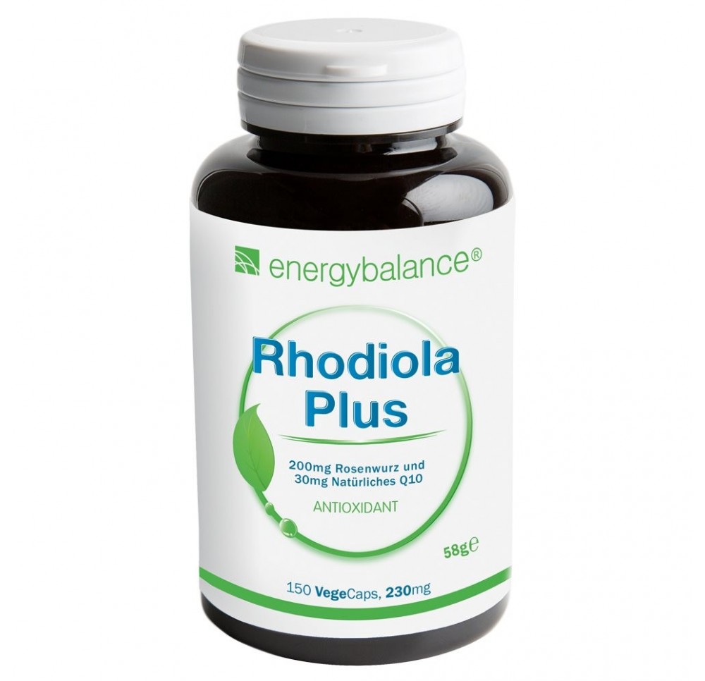 ENERGYBALANCE rhodiola + Q10 caps 230 mg 160 pce