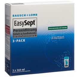 BAUSCH LOMB EasySept Peroxide solution 3 x 360 ml