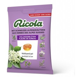 RICOLA fleurs sureau bonbons ss av stevia 125 g