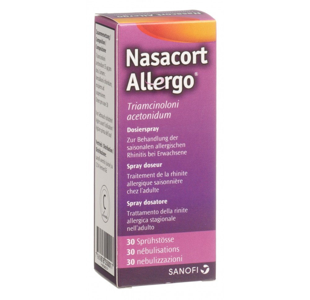 NASACORT ALLERGO spray nasal spr dos 30 dos