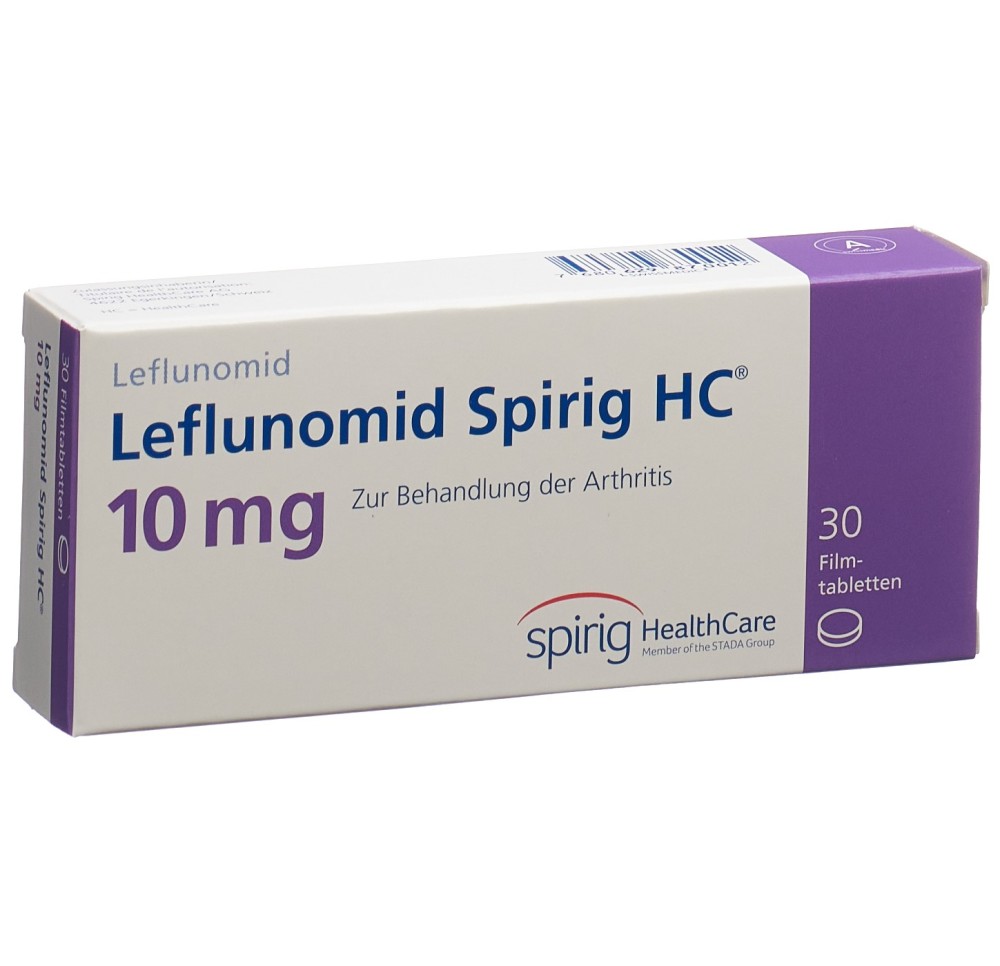 LEFLUNOMIDE Spirig HC cpr pell 10 mg 30 pce