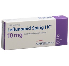 LEFLUNOMIDE Spirig HC cpr pell 10 mg 30 pce