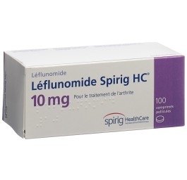 LEFLUNOMIDE Spirig HC cpr pell 10 mg 100 pce